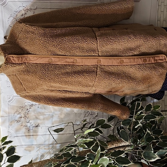 L.L. Bean Jackets & Blazers - L.L. Bean Sherpa Fleece Coat In Hazelnut Large